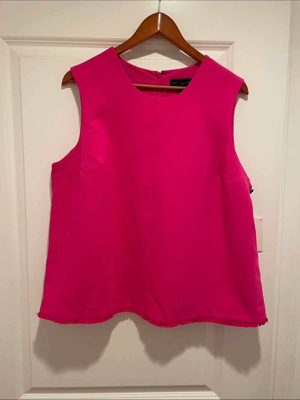 Victoria Beckham Hot Pink Sleeveless Tank